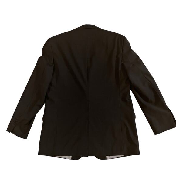 Brooks Brothers Explorer Blazer Jacket 44L Black Madison Fit Two Button Wool - Picture 5 of 13